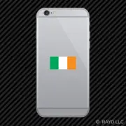 Irish Flag Cell Phone Sticker Mobile Die Cut Ireland