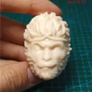 1:18 Calm Monkey King Head Sculpt Carving Fit 3.75in Male Action Figure Doll Toy