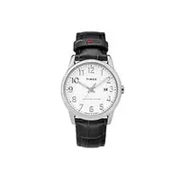 在飛比找PChome商店街優惠-TIMEX 天美時專利冷光照明 數字時標 日期 壓紋真皮手錶