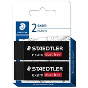 Staedtler Exam Dust-Free Eraser Black 2 Pack