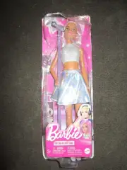 Barbie You Can Be Anything Pop Star Doll with Microphone & Stand FXN98 2018 NEW