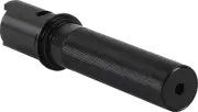 THRASHIN SUPPLY CO. Throttle Tube - Knurled - 1" - Gen 2 TBW - Black