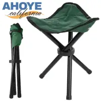在飛比找momo購物網優惠-【AHOYE】輕便攜帶三角露營摺疊凳子(露營椅 釣魚椅 板凳