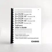 Casio Calculator PRIZM FX-CG50 FX-CG20 FX-CG10 User's Guide Manual