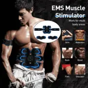 ABS Body Fitness EMS Abdominal Stimulator Arm Muscle Trainer Belt Toner Train KC