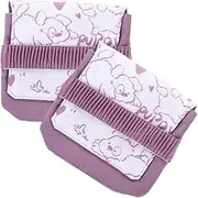Anneome 2pcs Period Pad Storage Bag Decorative Tampon Holder Pouch for Teen Compact Feminine Product Organizer for Travel and Daily Use Stylish and Durable Design