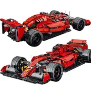 Building Block Racing Race Car Brick Model Ferrari F1 Red Mork 023005 1200 Pcs