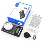 Digital Milligram Pocket Scale Mini Jewelry Gold Powder Weighing with