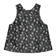 [GANNI] Floral Jacquard Sleeveless Top