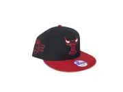 Youth's New Era Chicago Bulls NBA 6 Rings Adjustable Snapback Cap Gray UV