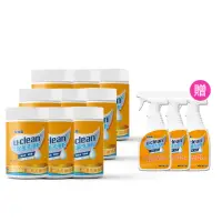在飛比找momo購物網優惠-【u-clean】2024新年組 9罐 神奇除菌洗淨粉1.1
