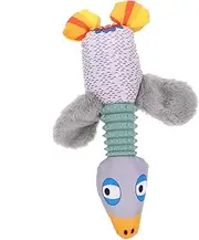 Plush Squeaky Dog Chewing for Puppies Cute Cartoon Design for Teething and Play Soft Plush Material for Dogs and Pets