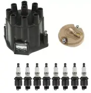 Distributor Rotor Cap & Spark Plugs Kit ACDelco For Chevy G20 Van GMC G35 K15 V8