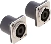 2pcs Speaker 4 Pin Female Jack Compatible Audio Speaker Cable Connector
