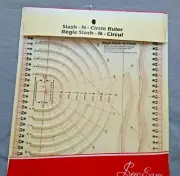 Slash-N-Circle patchwork quilting ruler by Sew Easy, cut circles from 5 to 23 cm