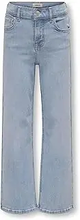 [ONLY] Women's Kogmadison Blush Wide LBD DNM Noos, Light Blue (Light Blue Denim)