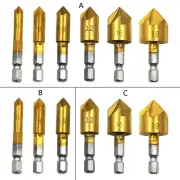 3PCS/6PCS Countersink Drill Bit for Bit 6mm -19mm Chamfering