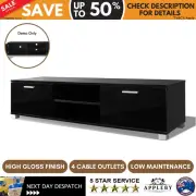High Gloss TV Cabinet Modern Entertainment Unit Stand Elegant Home Furniture