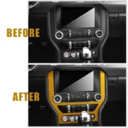 For Ford Mustang 2015-2019 Alcantara Central Control Panel Cover Decorative Trim (for: Ford)
