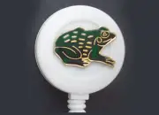FROG Retractable Reel ID Card Security Badge Holder Keychain Key ring FREE SHIP