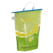 6L Collapsible Water Container Bag with Spigot, Folding Water Jug Carrier Green