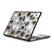 MacBook Air 13-inch (M2 - M4) Impact Case FLORAL FLUTTER 1 MACBOOK CLEAR CASE, SPRING FLOWERS WEDDING WILDFLOWERS ILLUSTRATION By Ebi Emporium