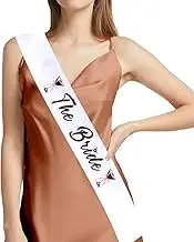Jollyboom Espresso Martini Party Decorations The Bride Sash for Espresso Martini Bachelorette Party Bride to Be Sash Satin for Martini Bridal Shower Wedding Engagement Party Decorations
