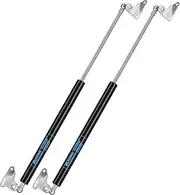 ARANA 23 inch 200 LB Gas Prop Struts Shocks with L Mounting Brackets, 23 889 N Lift-Support Gas Springs for Heavy Duty Murphy Bed Large Outdoor Box Lid Trap Door Floor Hatch (Super STRONG), 2Pcs Set