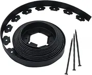 Flexible Lawn Edging with 30 Pegs 10 m 5 cm,Garden Borders & Edging 3.01KG-48614