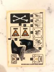 LEGO STICKER SHEET for 76050 Crossbones' Hazard Heist, New & Genuine!
