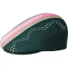 Kangol Slick Stripe 507 Ivy Cap Flat Hat Newsboy Gatsby Golf Driving - Pine - XL