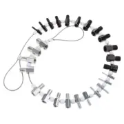 Portable Inspection Measuring Tool Inch Metric Bolt Nut Screw Thread Checker Set