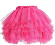 Baby Girls' Tutu Skirt Toddler 6 Layered Tulle