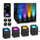 RGBCW Smart Wall Sconces - 54 Dynamic Scene WiFi Wall Lights Work with Alexa,...