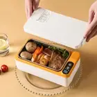 Heated Lunch Box with Insulated Bag Heating Lunch Box for Car Home Work Office