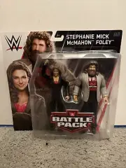 WWE Stephanie McMahon And Mick Foley Battlepack NIP Action Figures