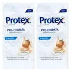 Protex PRO-HIDRATA Soap Bars • Washes Away Bacteria 2-Pack of 6 = 12 Bars