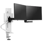 Ergotron TRACE Dual Monitor Desk Mount Up to 27", White