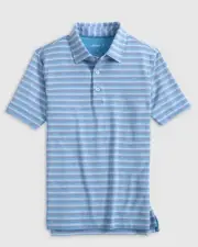 johnnie-O Astrid Jr. Printed Jersey Performance Polo Biarritz Size 14 MC-7682730