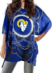 Littlearth NFL womens Sheer Caftan With Flower Design