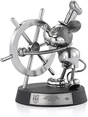 [Royal Selangor] Hand Finished Mickey 90th Anniversary Collection Pewter Limited Edition Mickey Mouse Steamboat Willie Statue