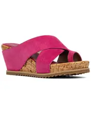Donald Pliner Sisu Leather Sandal 6 NoColor