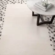 Nirvana Leopard STONE/GREY Wool Rug