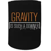 Alcohol Stubby Holder - Gravity Downer Rock Climbing - Funny Novelty Birthday Gift Joke Beer Can Bottle