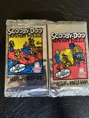 Scooby-Doo Arby's Mystery Puzzle Pack 1993 Haunted Hill & Monster Manor Unopened