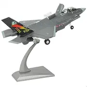 NUOTIE F-35B Lightning II 1/72 Metal Fighter Jet Model Kit USAW Diecast Alloy Carrier Aircraft Model with Stand for Adult Military Enthusiasts Collections or Gift (F-35B Marine Corps)