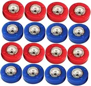 Yardwe 32pcs Mini Shuffleboard Replacement Tabletop Accessories Set Rollers Shuffleboard Bowling Balls for Football Game