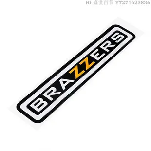 Hi 盛世百貨 BRAZZERS 車貼 精美防水貼紙 車貼 美式風格 反光材質（滿200元出貨）