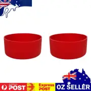 Silicone Boot Protective Bottom Base for Owala 24oz Flask Water Bottle (Red)