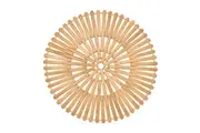 Annabel Trends Bamboo Dining Table Placemat Decorative Mat 37cm Round NTRL